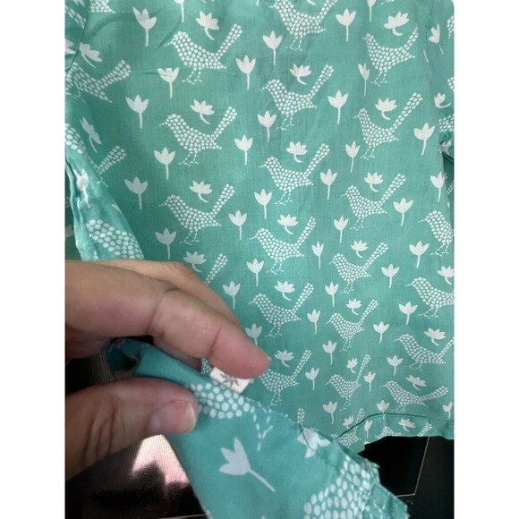 Good Earth Gumdrops Organic Indian Cotton Tunic Top Coverup Girls 3/4 Yrs Mint - Picture 5 of 5